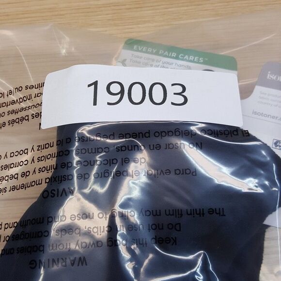 ISOTONER Gloves Mens Medium Black Touchscreen Water Repellent Plush Lined Winter - Picture 7 of 7